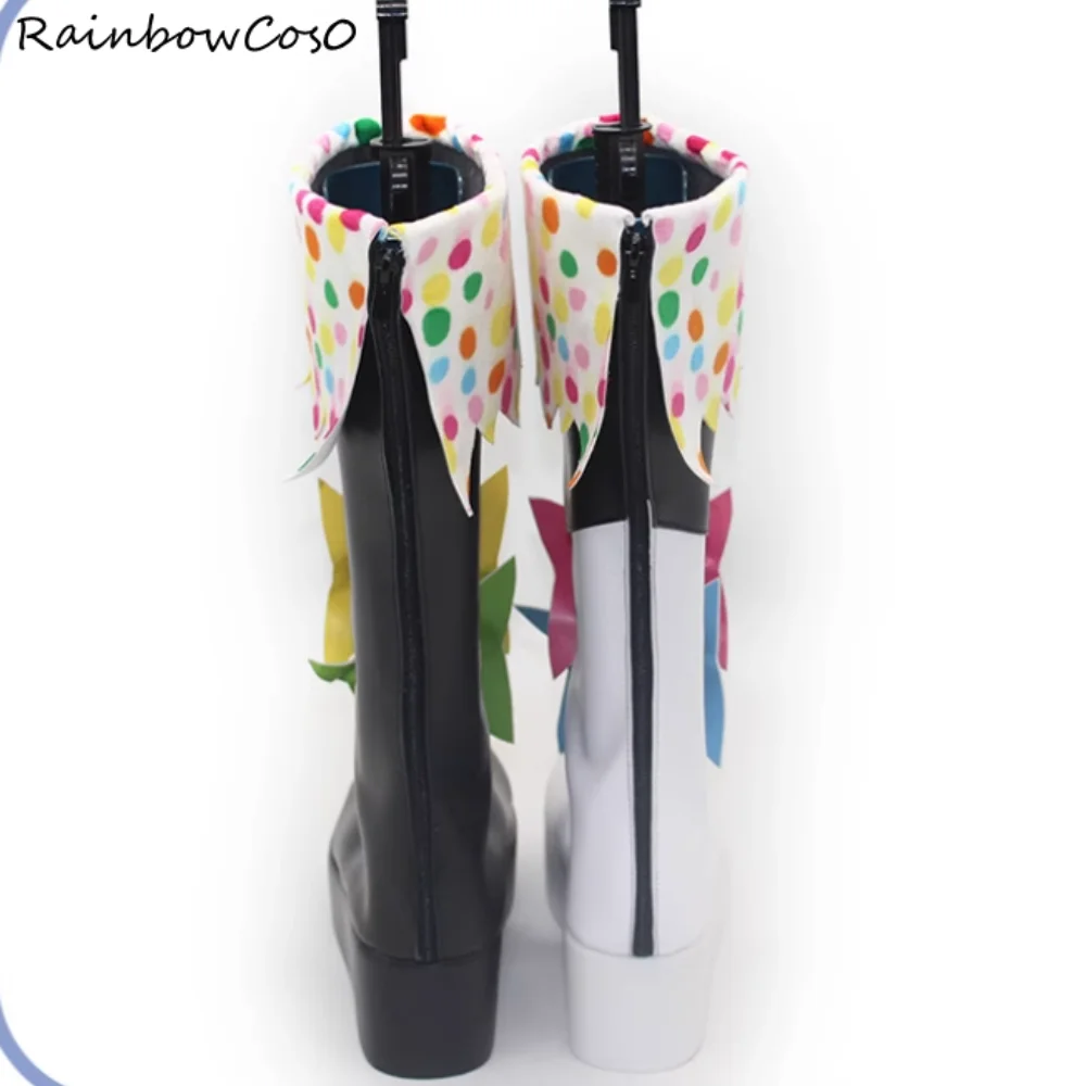 Jougasaki Noa Magical Girl Strega Trial Cosplay Scarpe Stivali Gioco Anime Halloween Natale RainbowCos0 W5504