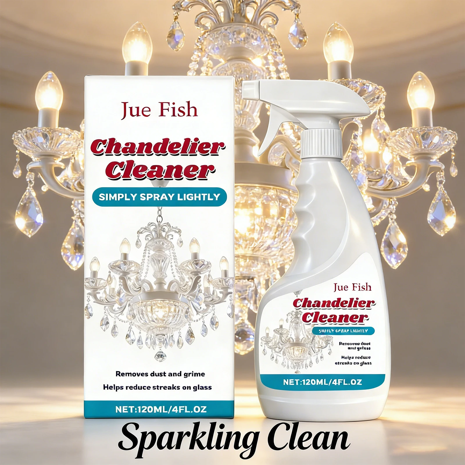 

Pendant Lamp Cleaning Spray Removing Dust Restoring Crystal Shine Lamp Care Suitable for Various Lamp Care Crystal Lamp Cleaner