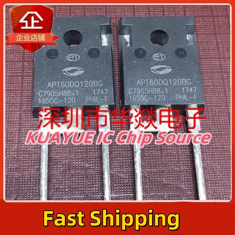 10PCS-30PCS   APT60DQ120BG   TO-247  1200V  60A  Fast Shipping Quality Guarantee
