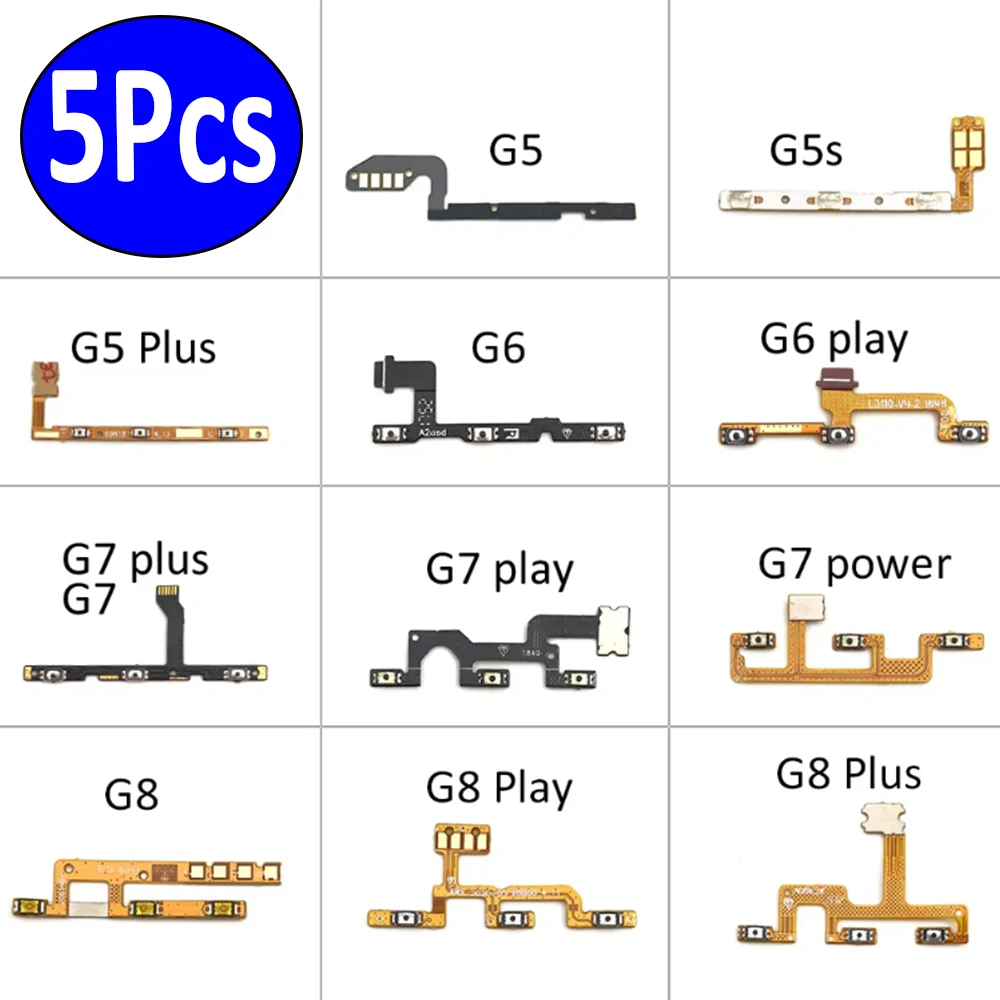 5Pcs， Power On/Off …