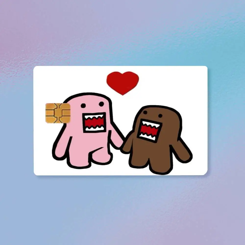 Chibi Cute Domo-kun  High Definition Matte PVC Film Tape | For Credit Card, Debit Card Stickers & Gift Decoration