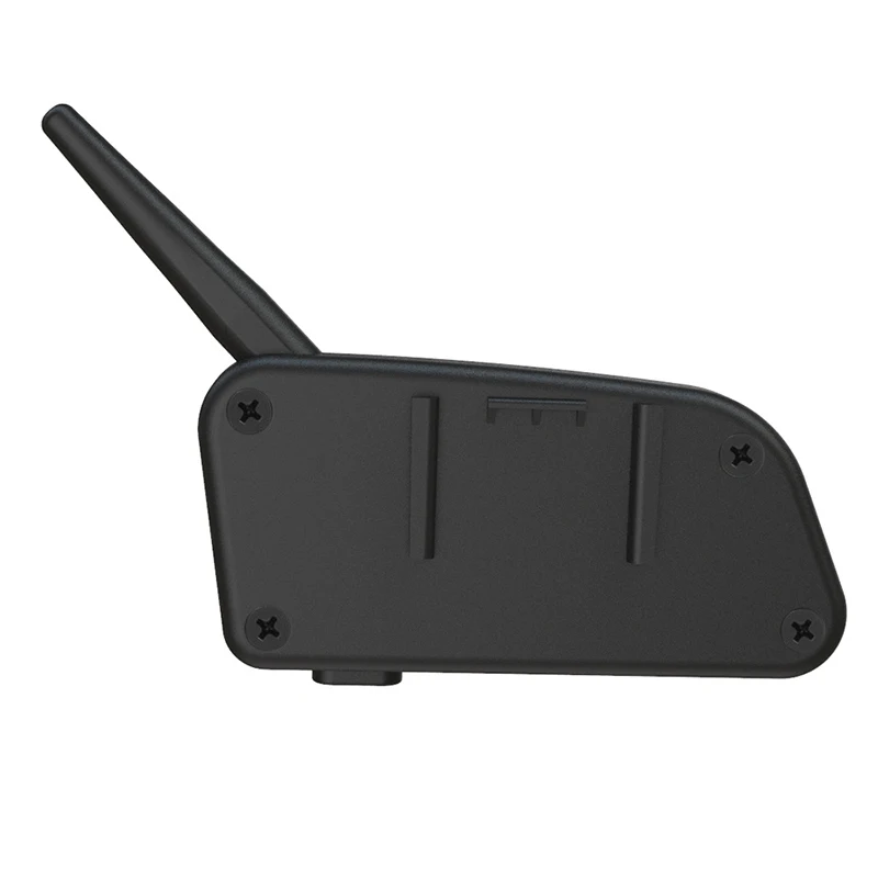 V6PLUS helm sepeda motor Headset Bluetooth interkom tahan air 6 pengendara 1200m komunikator 850mAh perlengkapan sepeda motor Interphone