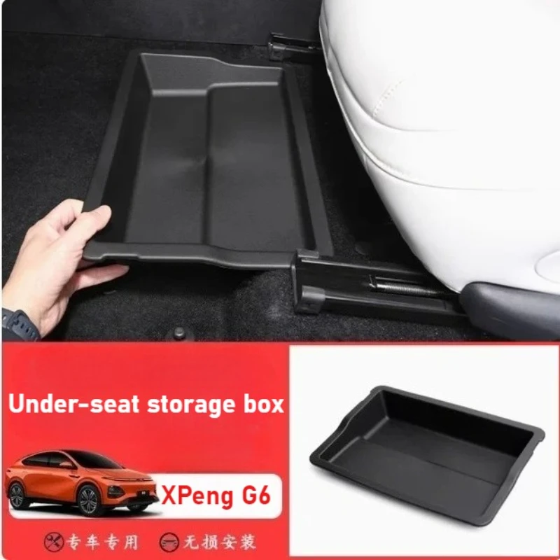 

Для 2023 2025 Xpeng G6 ящики для хранения под сиденьем ящики для хранения в основных и совместных отделениях для водителя, аксессуары для интерьера