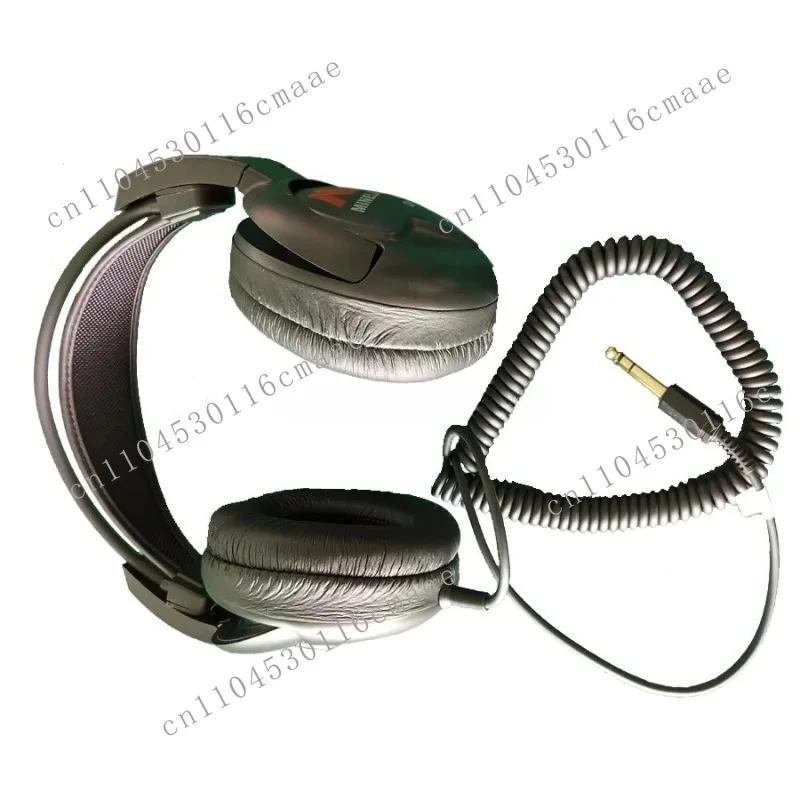 Coiled Cord UR30 Detector Headset, Comfort Over‑Ear Headphone For 4500 5000 GFX7000 Metal & Gold Detector Replacement Accessory