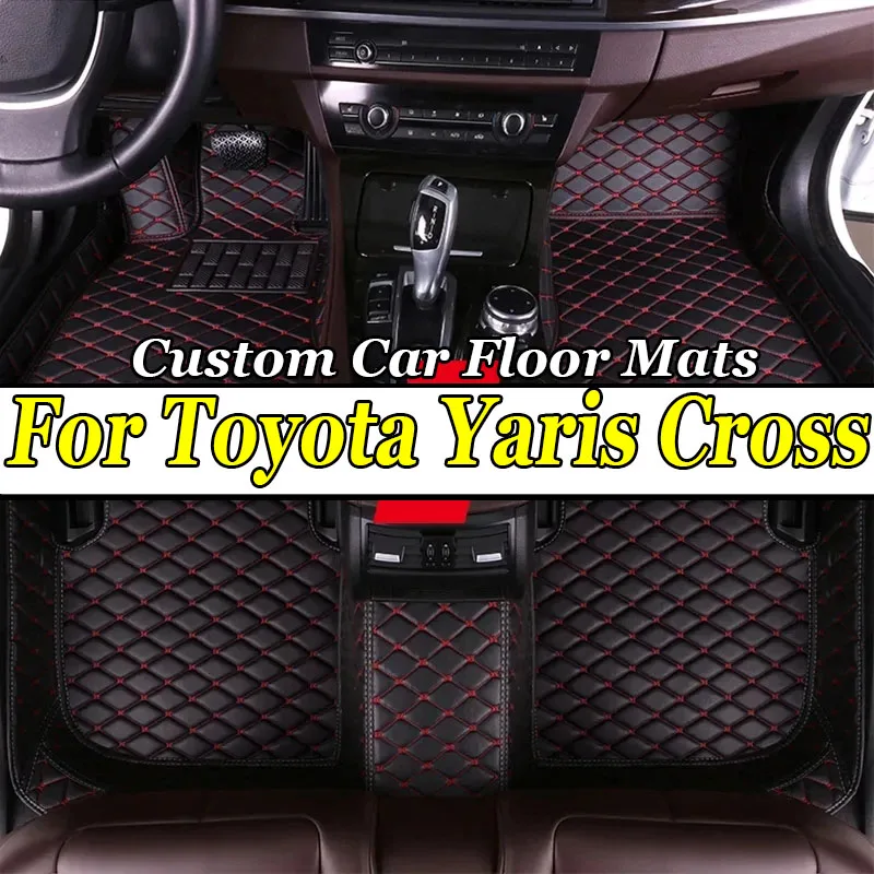 Non-hybrid Vehicle Car Floor Mats For Toyota Yaris Cross Yarisu Kurosu XP210 2021 2022 2023 Waterproof Pads Car Accessories 2012