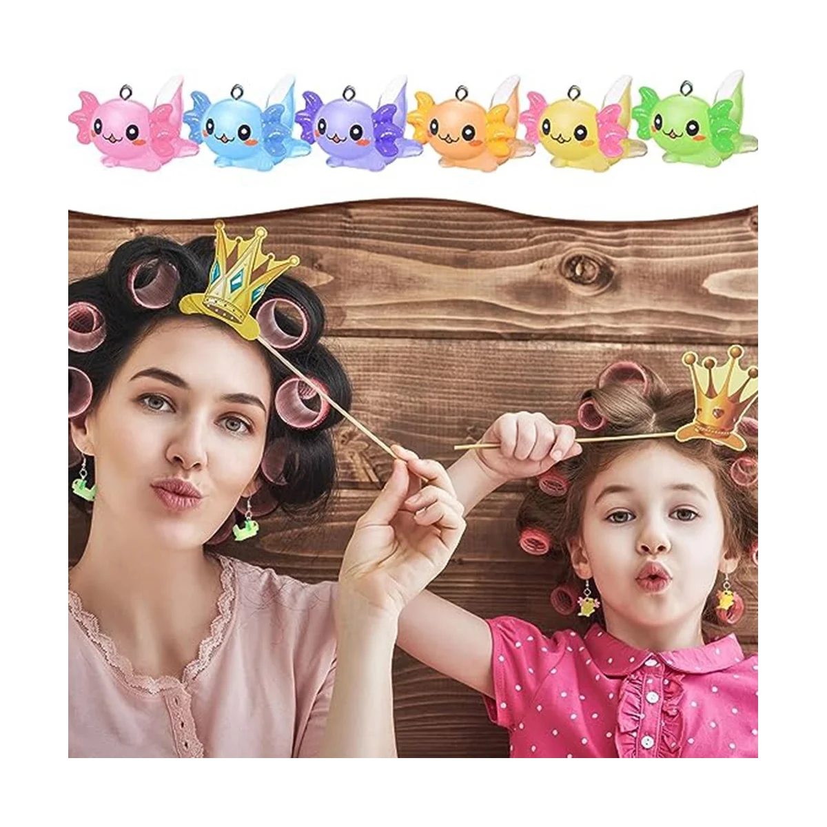 24 PCS ciondoli animali Axolotl ciondoli in resina per gioielli che fanno piccoli animali in resina figure in resina ornamento Axolotl in miniatura