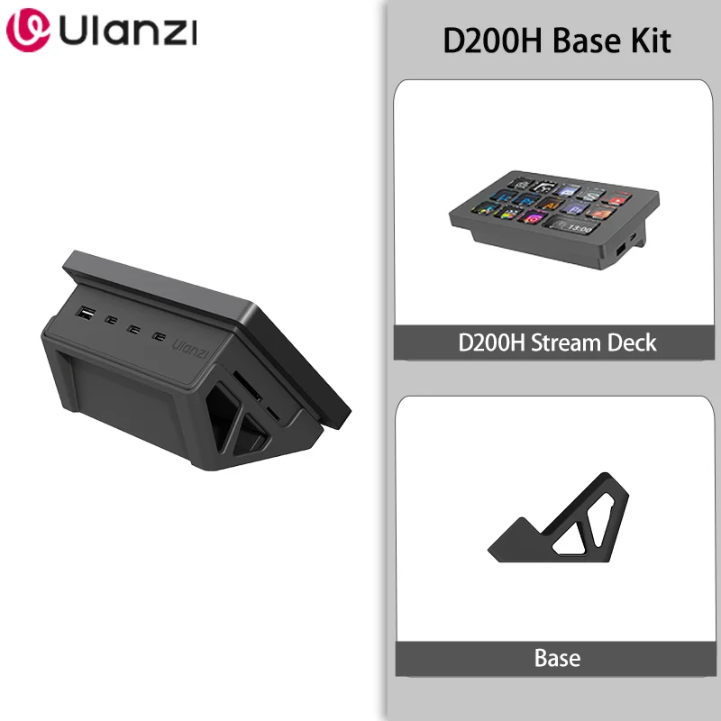 Ulanzi D200H 7 in 1 ストリームコントローラー 14LCDキー搭載