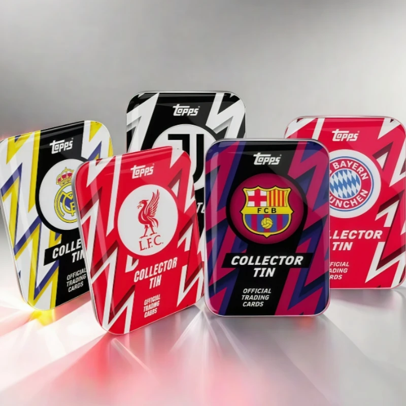 

Official Genuine 25/26 Topps Juventus Bayern Munich Liverpool Real Madrid Barcelona Football Card Box Collection Cards