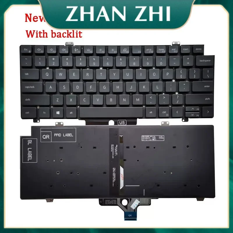 New Laptop Rreplacement Keyboard Compatible for DELL Latitude 5420 5421 7420 7520 P137G