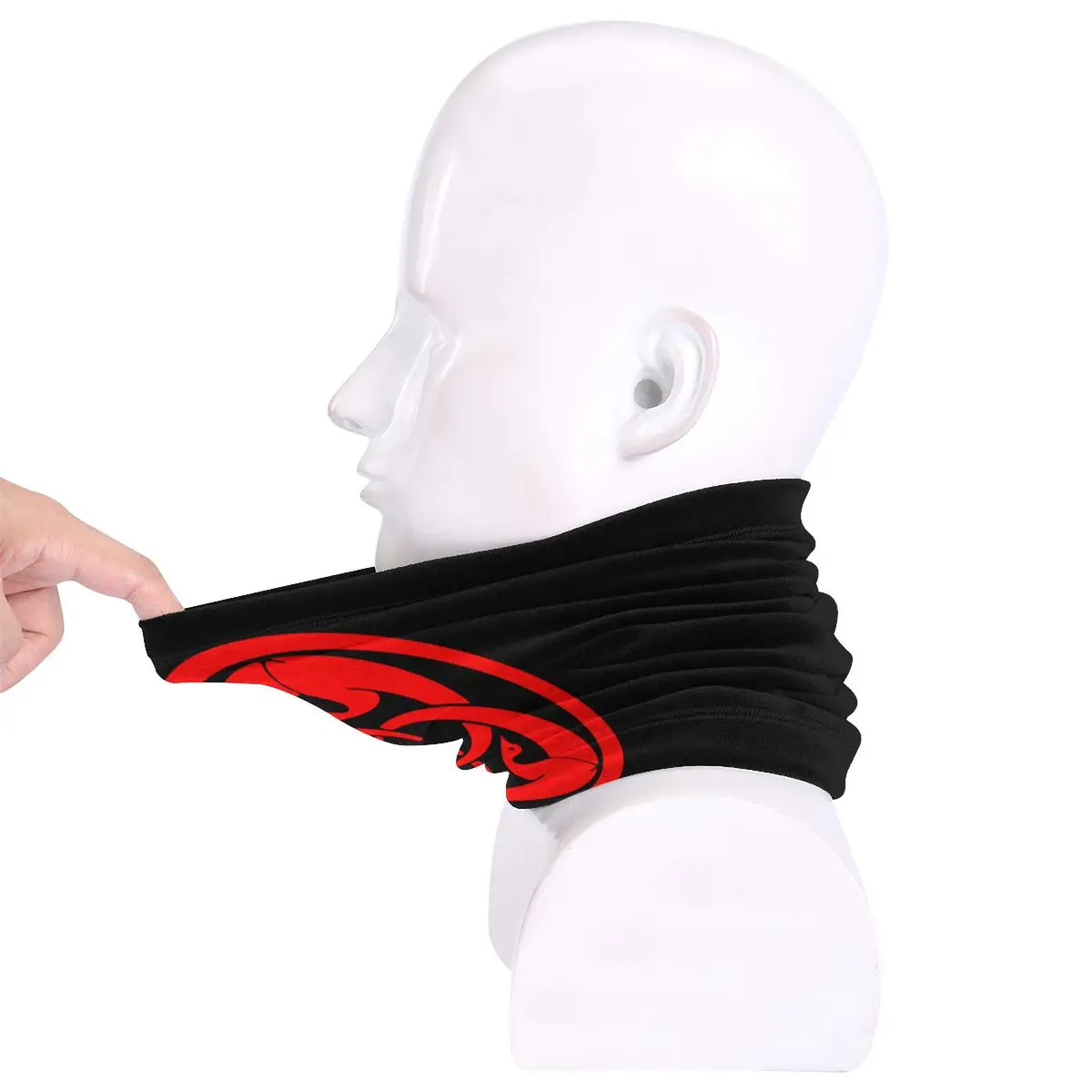 Spookhond De Weg Van De Samurai Hiphop Film Microfiber Nek Gaiter Bandana Sjaal Eenvoudig Half Masker Face Head Wrap