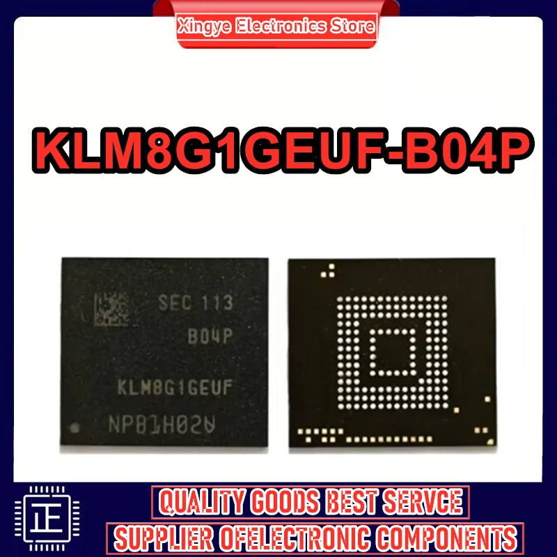klm8g1geuf-b04p-8gb-versione-51-emmc-flash-granule-ic-di-grado-industriale-0-10-nuovo-originale-in-stock