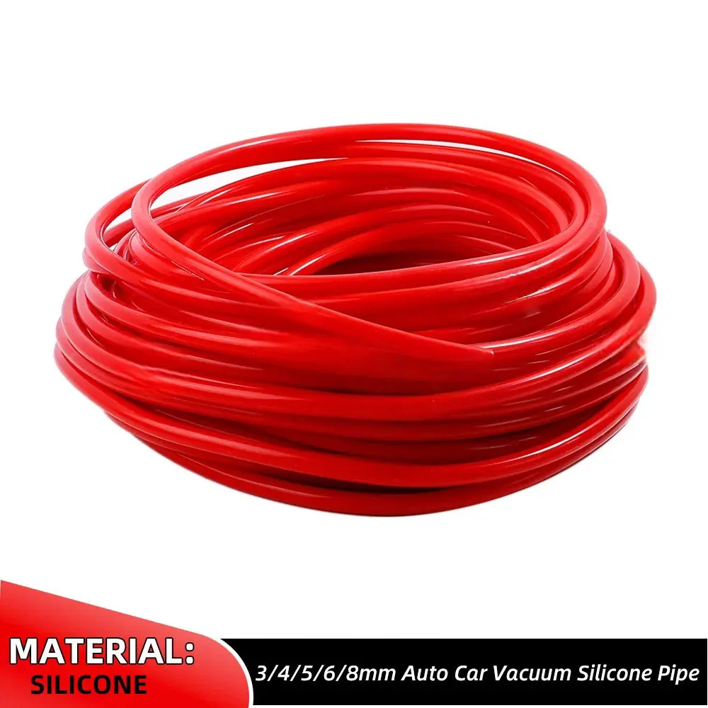 

Синий Красный Черный Силиконовый Шланг 3 мм 4 мм 5 мм 6 мм 8 мм ID Вакуумная Труба 1 5 м для автомобильного интеркулера Racing Auto Turbo Tube