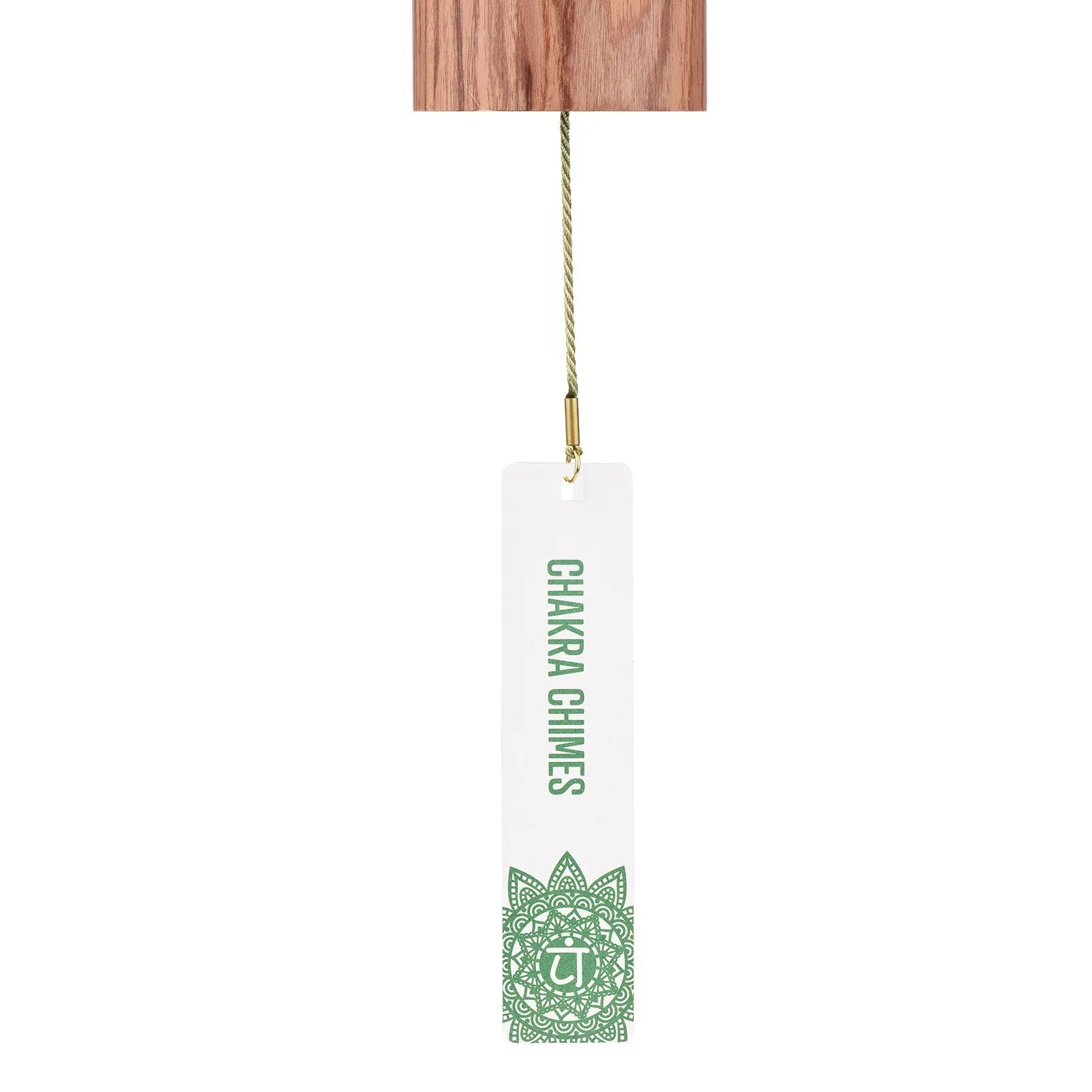 Natural Bamboo Chakra Wind Chimes, Meditação Chord Windchime, Wind Bell para jardim ao ar livre, pátio, decoração de casa, Zen