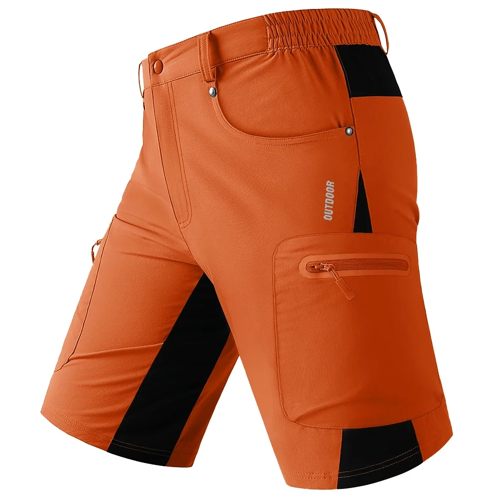 

2026 New Quick Dry Cargo Shorts Mens Lightweight Work Cargo Shorts Multi Pockets Waterproof Outdoor Hiking Fishing Shorts Male