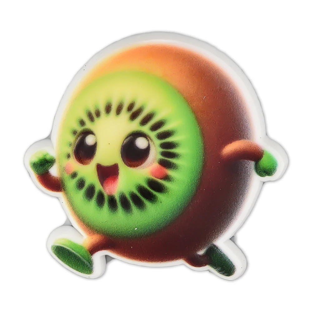 Kawaii Fruit Character Shoe Charms Strawberry Apple DIY Sneaker Accessories For Clog Shoes Decoration Kids Women Teens