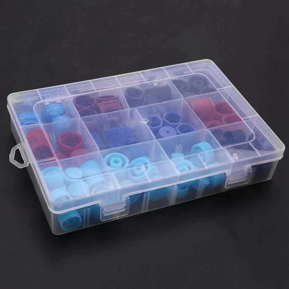 LTTX Car Auto R134A 77Pcs AC A/C System Valve Core Dust Caps Set Air Seal