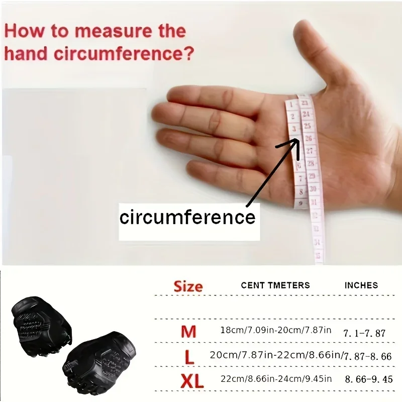 قفازات تكتيكية للرجال كاملة الأصابع Motos Racing Training قفازات القتال الرياضة في الهواء الطلق حماية قفازات ركوب الخيل #4