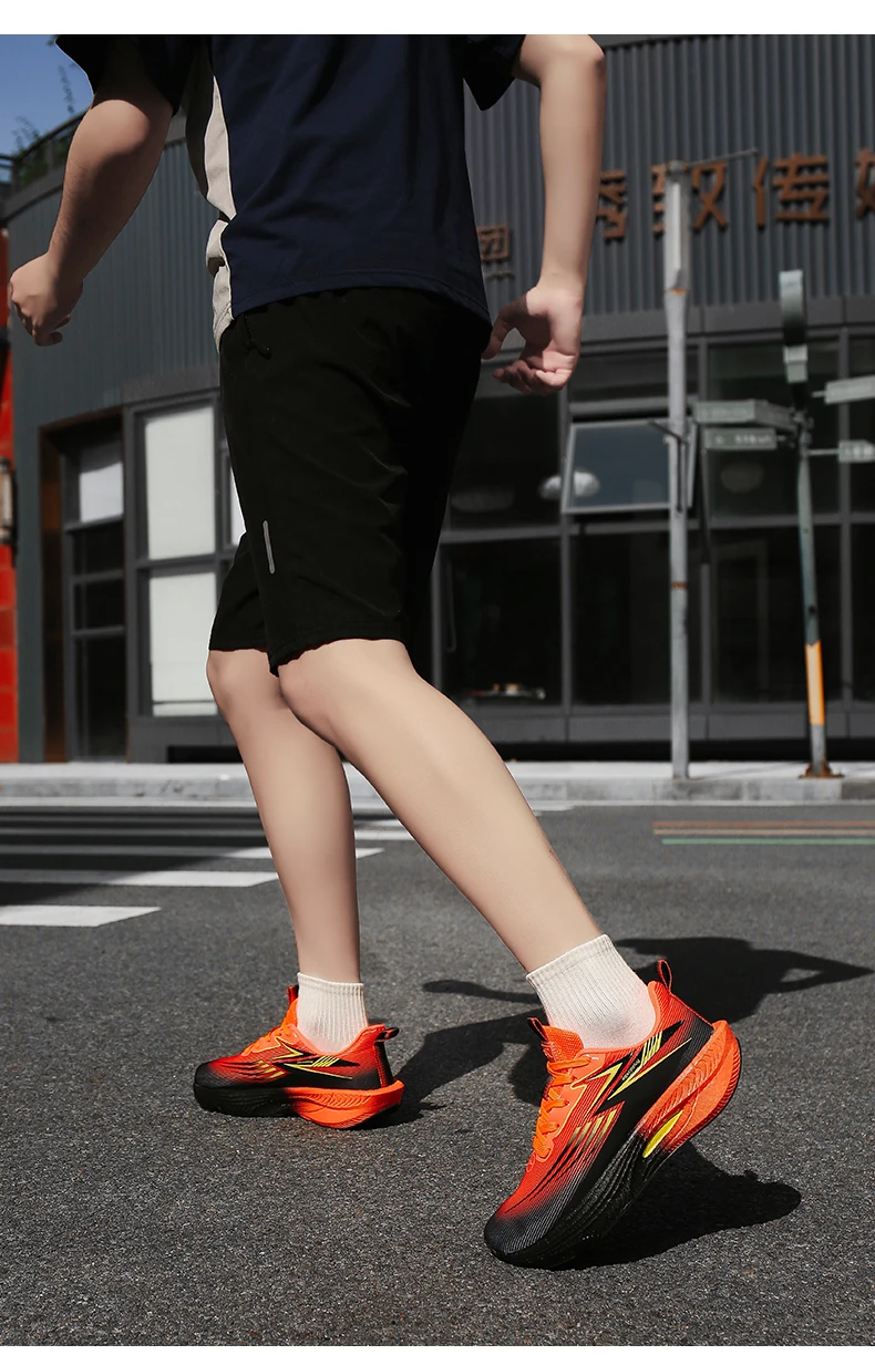 Laufschuhe für Herren, Carbon-Board, Marathon, Sport, Luftpolster, atmungsaktiv, leicht, bequem, für Damen, sportliche Turnschuhe, lässig – Detail 17