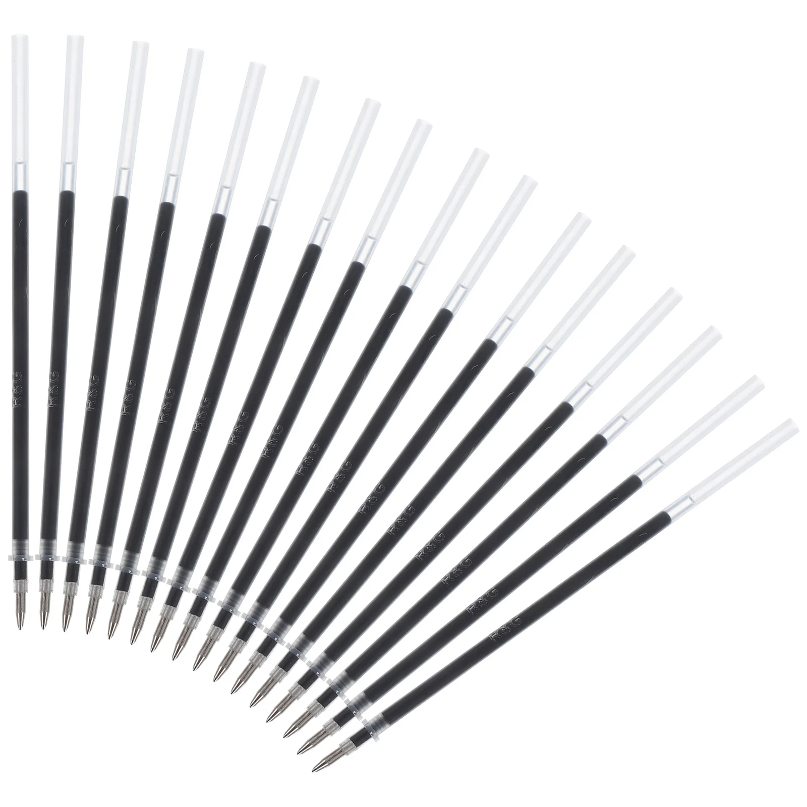 

24Pcs Black Gel Pen Refills Fine Dry Smooth Ink for School Office Home Use Student Pen Refills Supplies