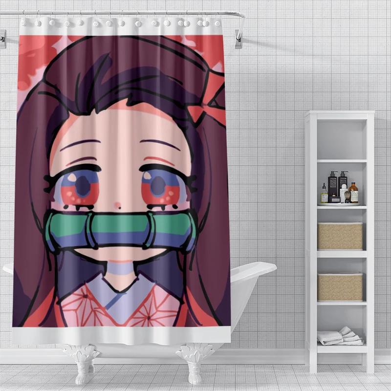 Home shower curtains for bathroom waterproof fabric bathroom Curtains Anime animal style modern shower curtain 180x200 90x180