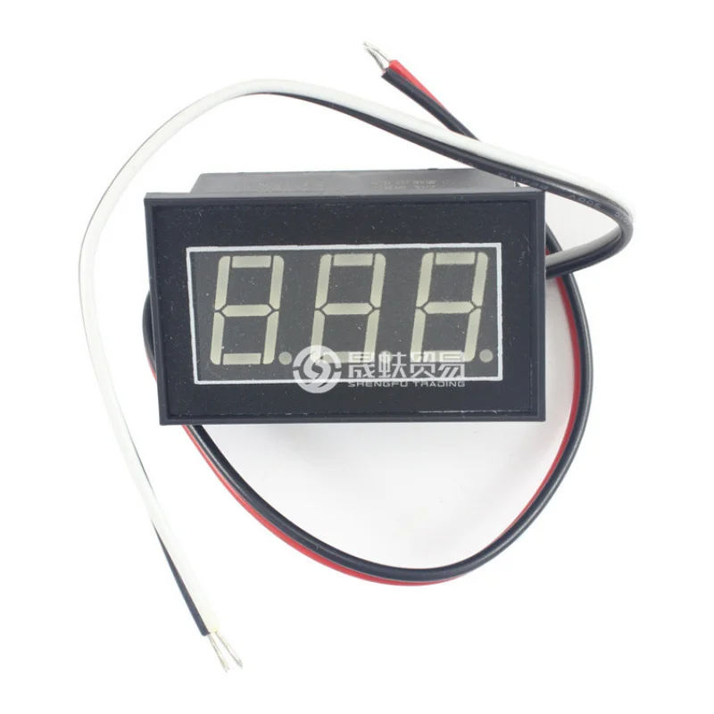 V56DPotting WaterproofDC0-100VElectric Car Green Digital Voltmeter Digital Voltmeter Head