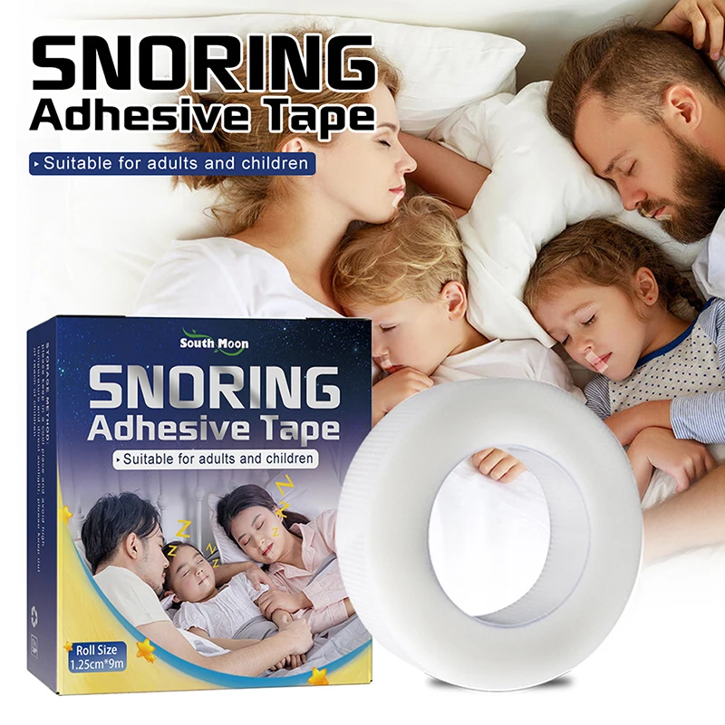 

9M/Roll PE Mouth Tape Sleep Strip for Sleeping Anti Snoring Mouth Tape to Improve Sleep Mouth Sticker Anti Snoring Lip Strip