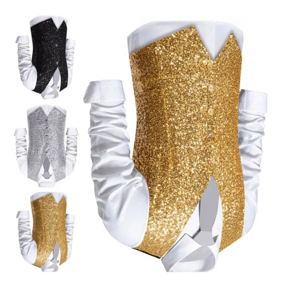 2025 Men Waistcoat Men's sequined vest, men's vest, performance costume, host performance costume Nightclubs Party Waistcoat