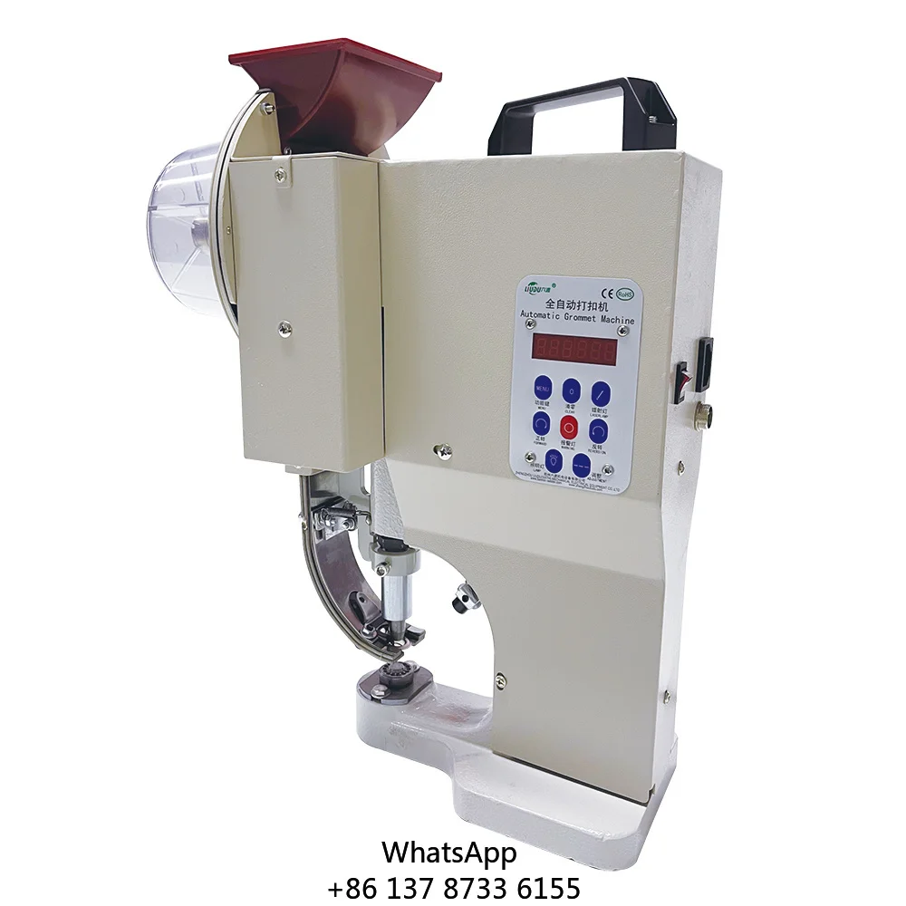 CE Certified Hot Sale Automatic Eyelet Machine For PVC Tent Tarpaulin Advertising Banner Punching Machine