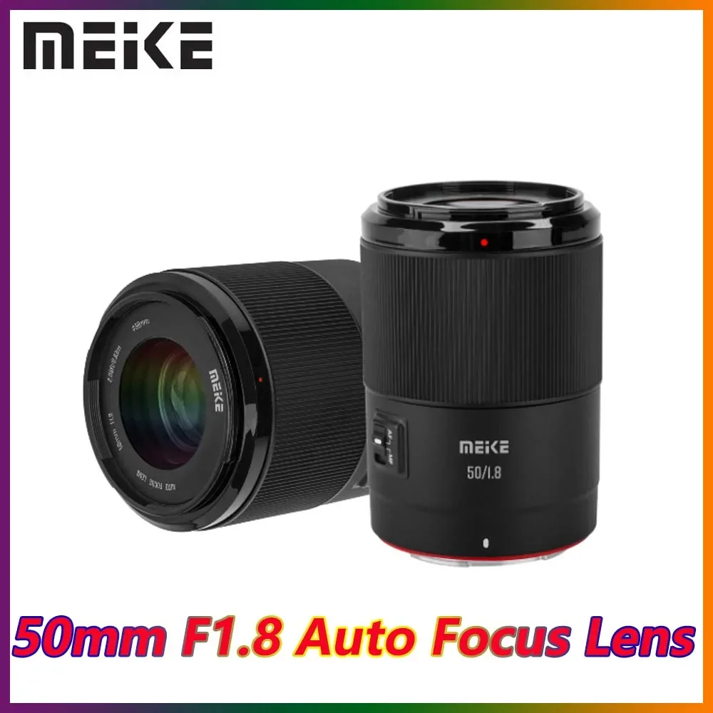 MEKE Full Frame 50mm F1.8 Auto Focus Large Aperture Portrait Lens (STM Motor) for Nikon Z-mount Z50 Z5 Z6 Z7 Mirrorless Camera