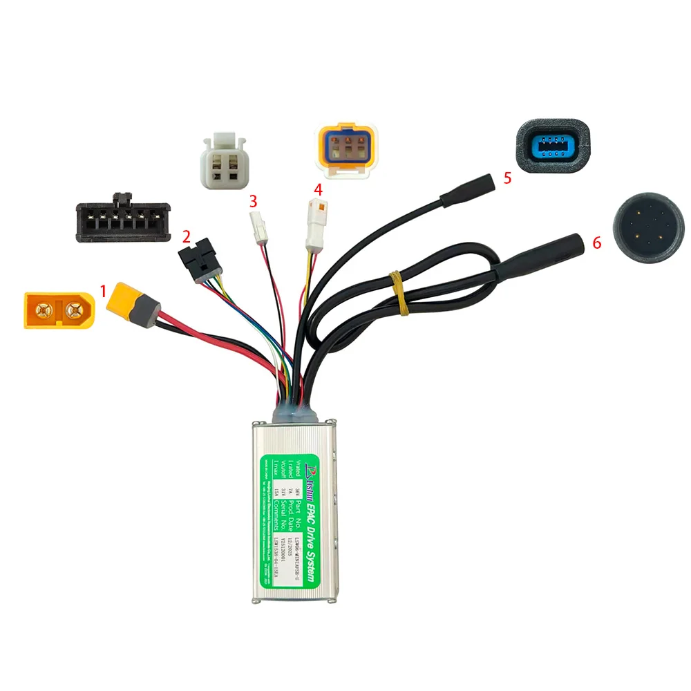 

Brushless Motor Controller LSW1538-04-15EA 36V 15A E-Bike Scooter Universal E-Bike Conversion Kit Bicycle Speed Controller