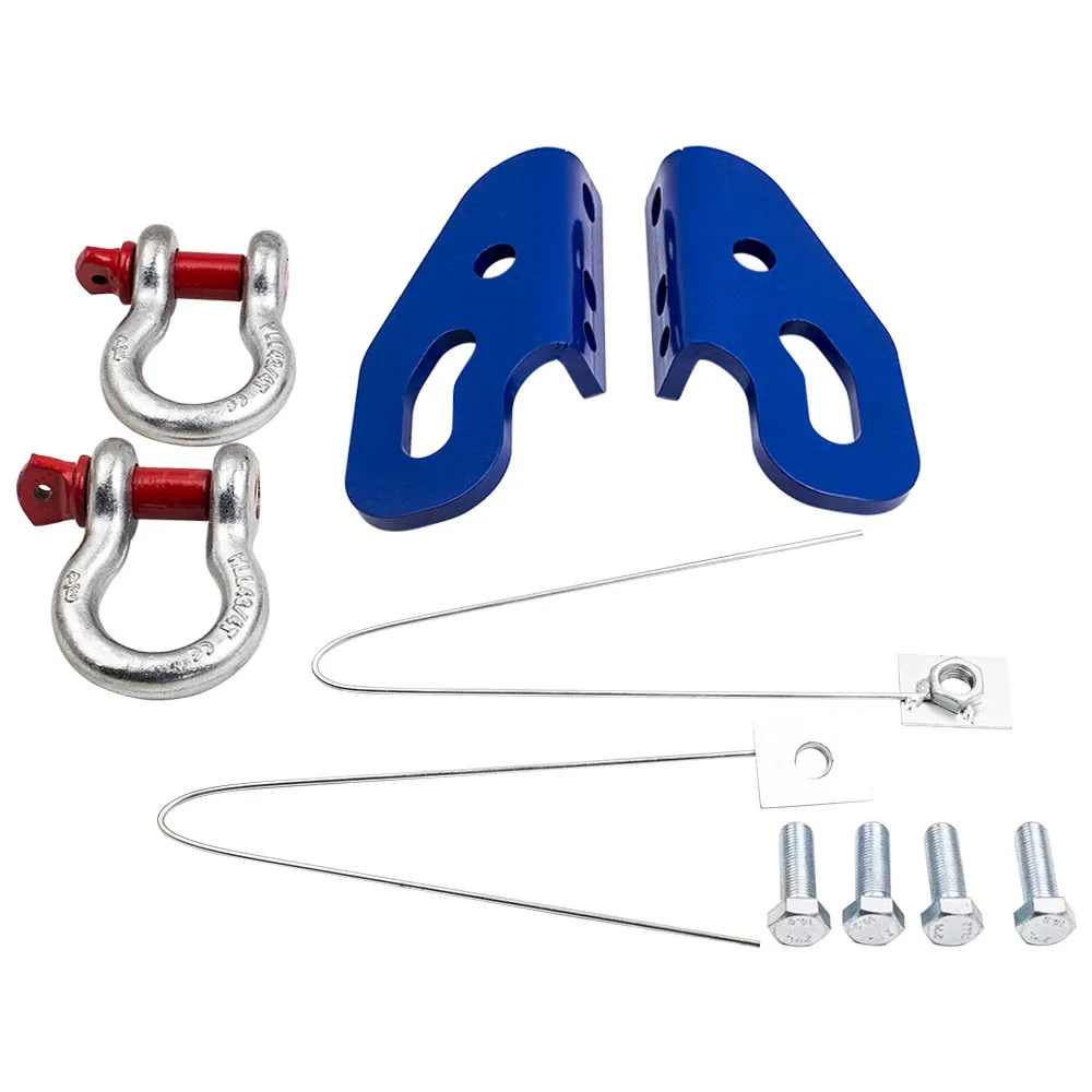 

Tow Points For Nissan Patrol Gu Series 3, 4, 5 10mm plate Steel W/shackles