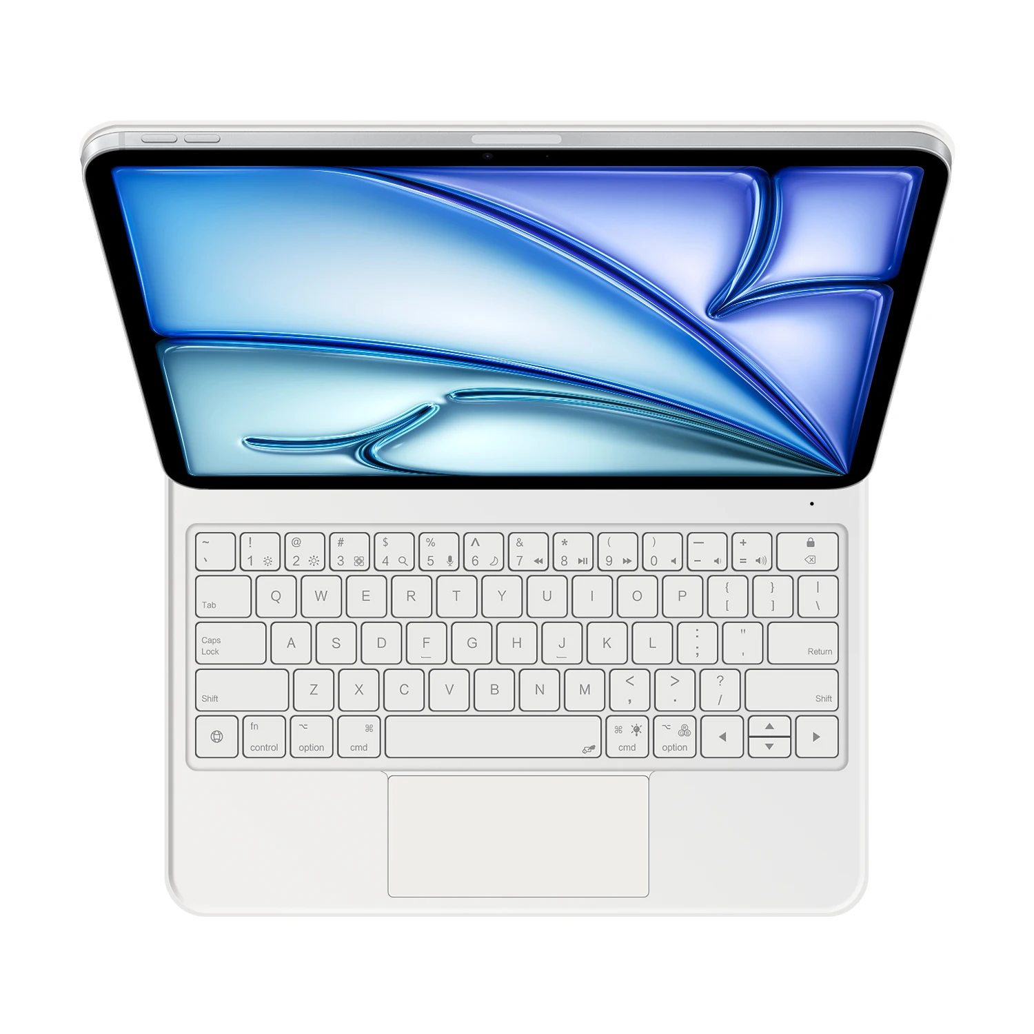 Magic Keyboard Case for iPad Pro 12.9 3rd 4th 5th 6th Gen Air 13 Inch M4 M3 M2 Smart Pogo Pin Direct Connection Multi-Touch