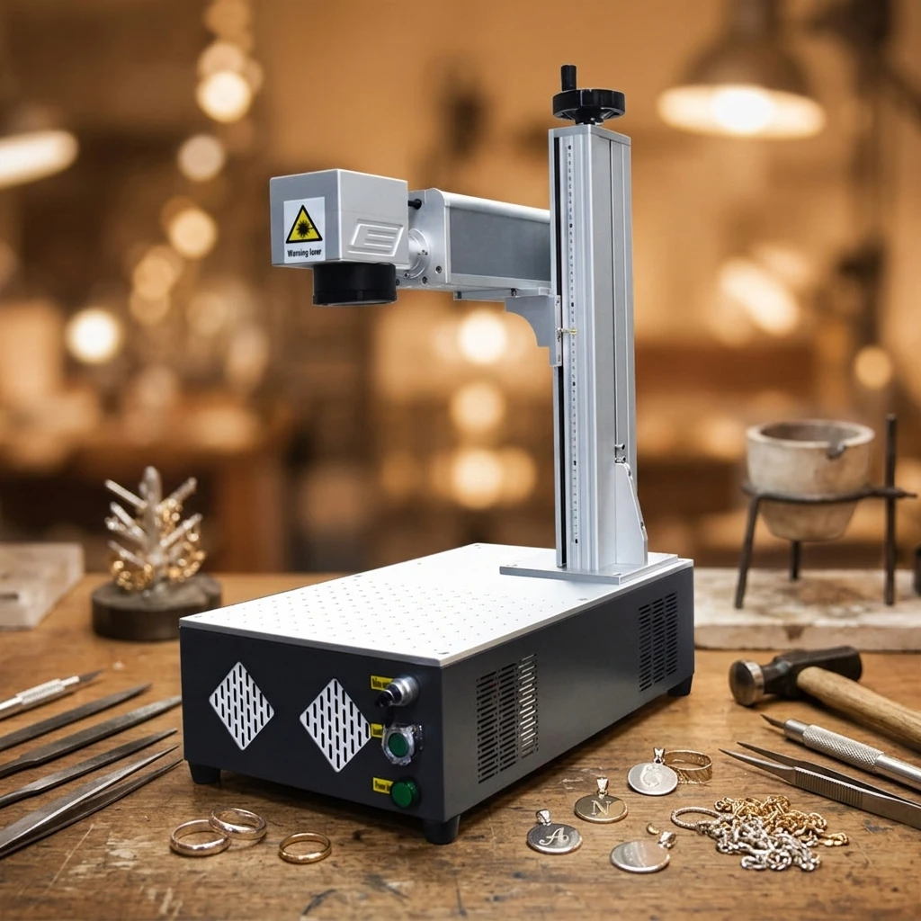 Raycus 100W Handheld Fiber Laser Machine, Metal Stainless Steel Cutting Marking Engraving