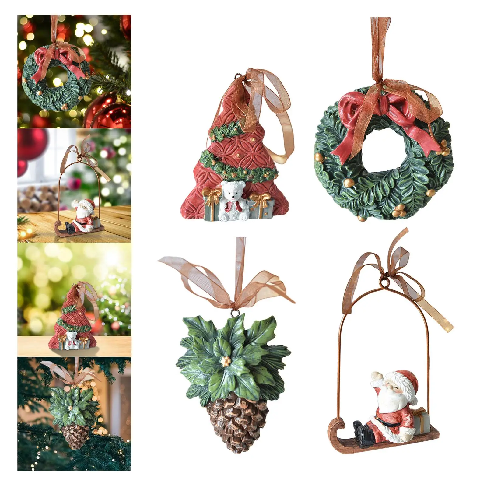 

Подвесной орнамент на память из смолы, праздничный домашний акцент для полки для комнаты, семейные