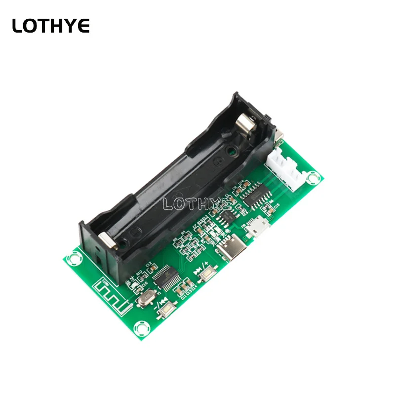 PAM8403 Bluetooth 5.0 power Amplifier Board module Lithium Battery Holder Dual Channel 2*3W Stereo Amplifiers Active Speaker DIY