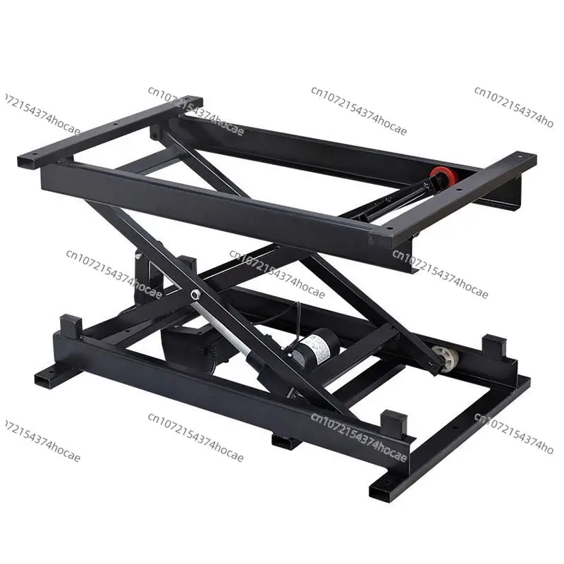 Multifunctional electric wired remote control coffee table dining table 24V lifting hardware folding iron frame