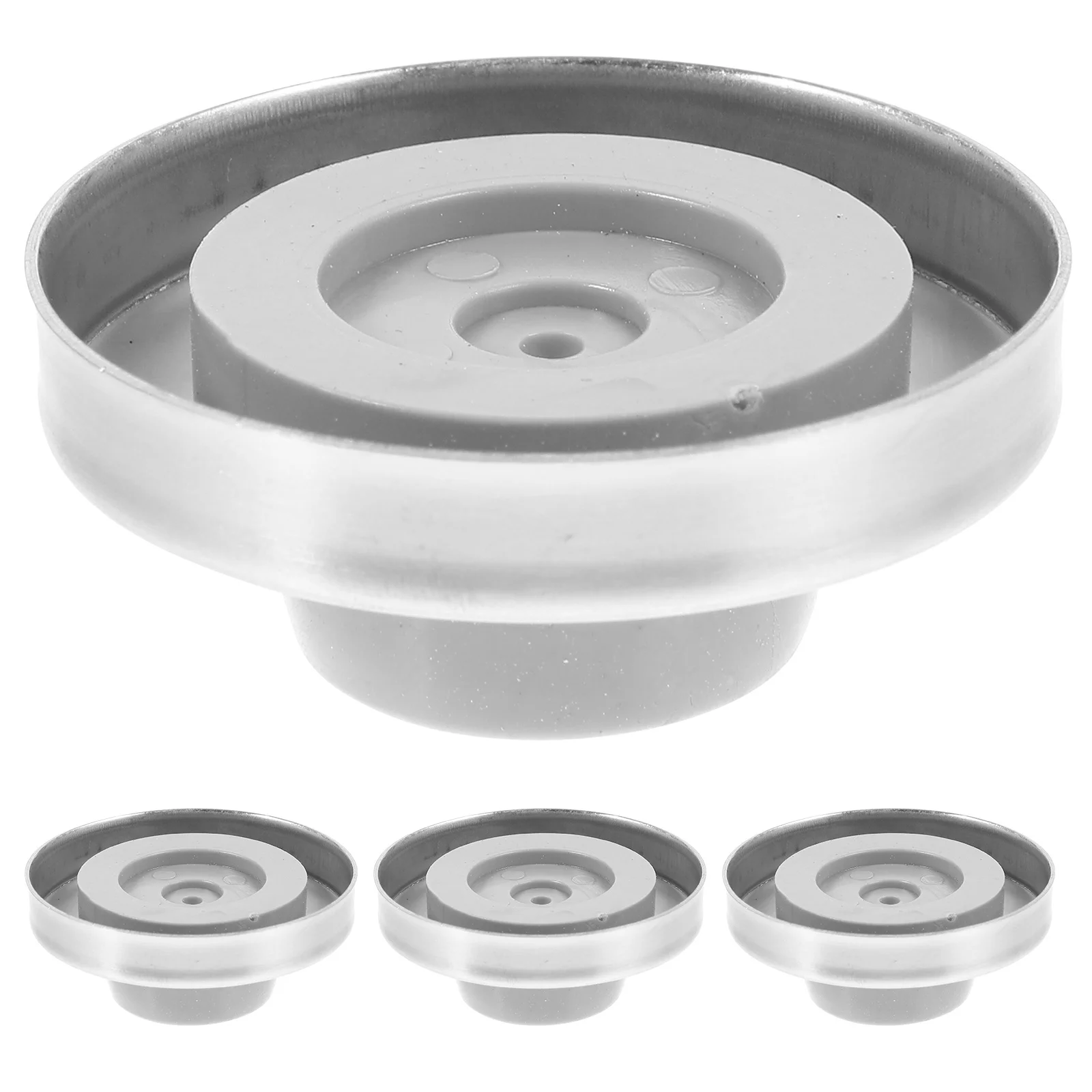 

4pcs Rubber Steel Stops Wall Protector For Door Bumper Stopper Home Bedroom Office Door Bumpers Slam Protection