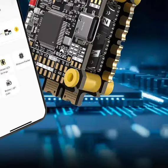 

F405 V5 Stack F405 V5 FC 32-битный 55A 4in1 ESC 3-6S LiPo 30,5x30,5 мм 16 МБ ICM42688P Гироскоп для гоночного дрона RC FPV