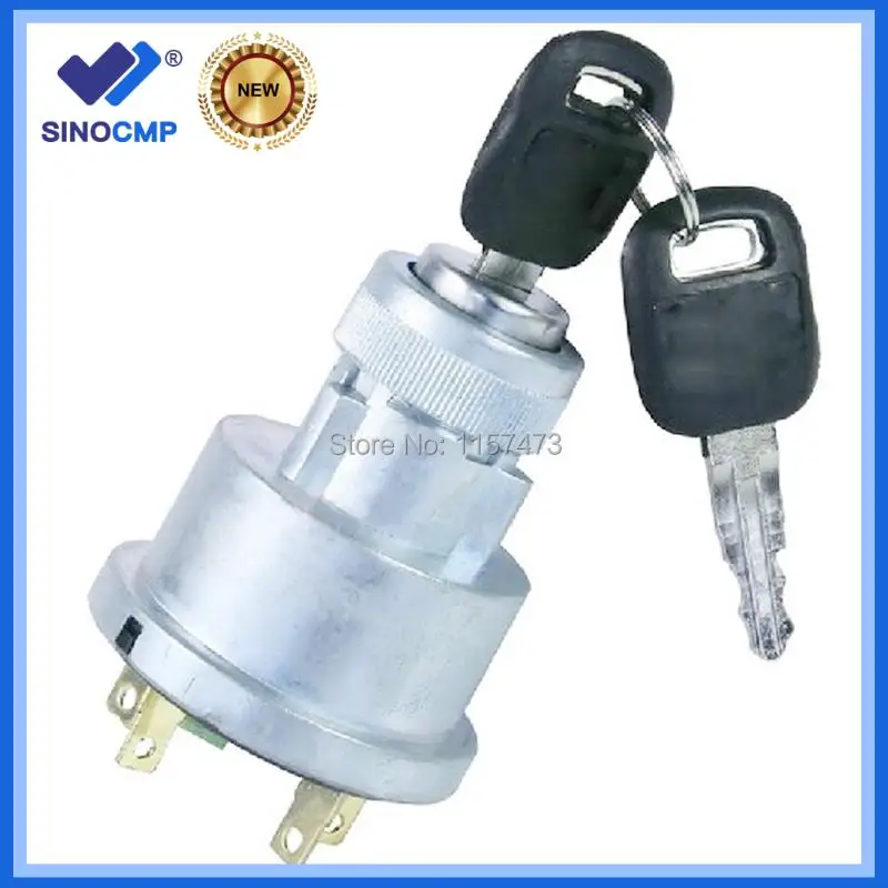 E200B 200B Ignition Switch 3E-0156 3E0156 5G-0156 Starter Switch with 2 Keys, for Cat 5 lines, 3 month warranty