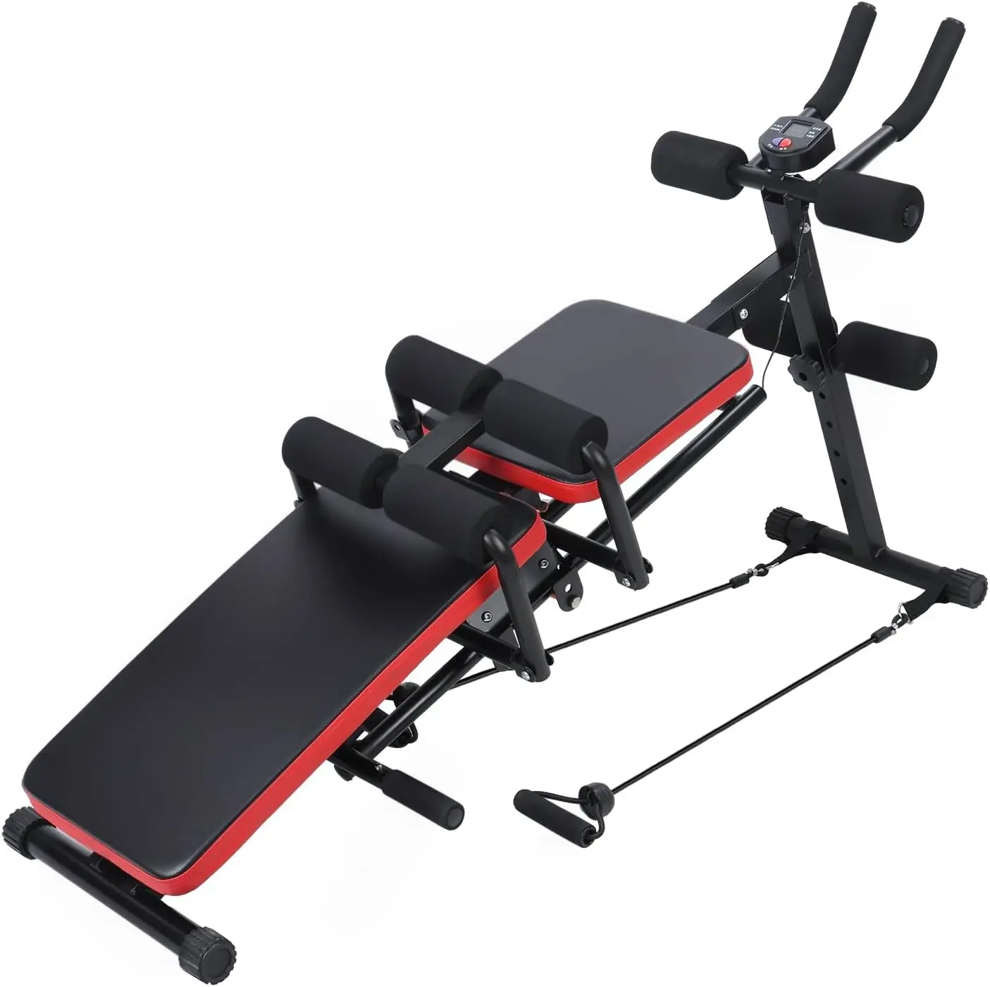 Banco para sentarse para abdominales, equipo de entrenamiento Ab, banco de pesas ajustable, banco de entrenamiento para gimnasio en casa, ejercicio Ab