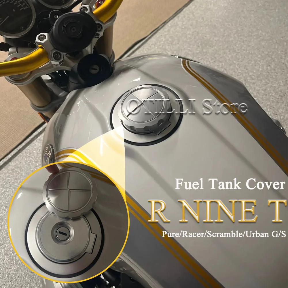 

CNC Motorcycle Aluminum Fuel Tank Gas Cap Oil Tank Cover For BMW RNINET Urban G / S R nineT Racer R NINE T Pure Scramble R9T