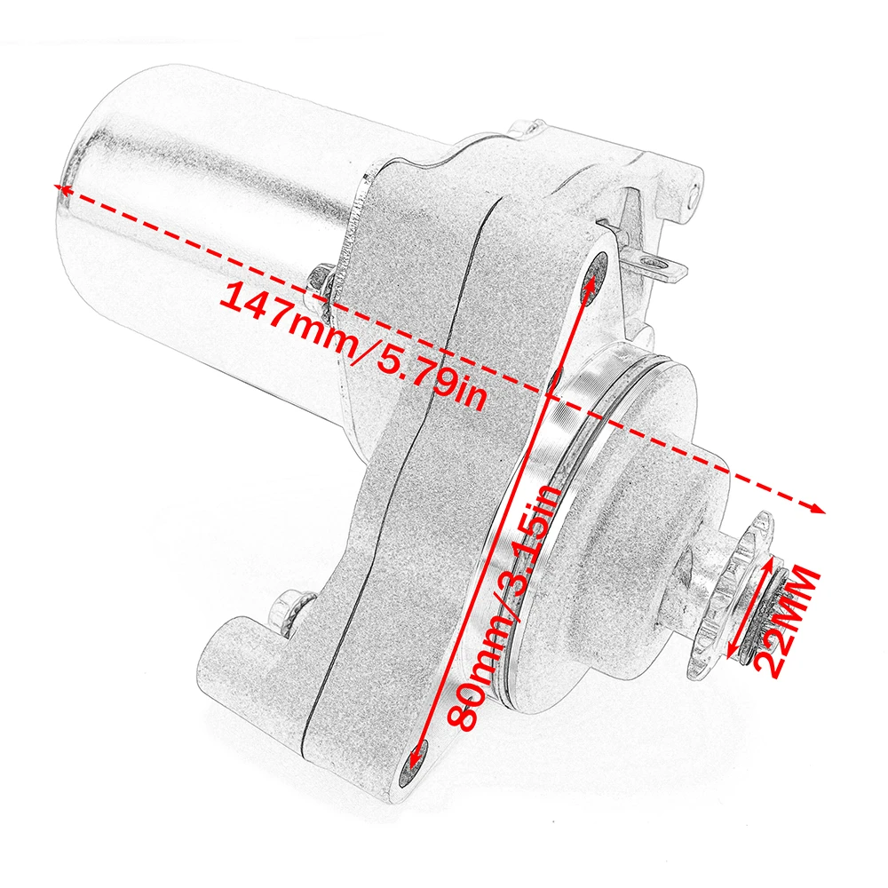 Motorrad-Anlasser für K&TM RC390 RC250 2015-2016 250 390 Duke ABS 90240001044 für Access AMS Mini Sport 110 AKO-P110527 – Detail 11