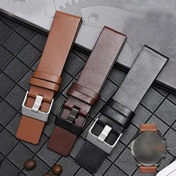 Leather Watchband 22 24 26 28 30mm 32mm bracelet for diesel watch strap wristwatches band for DZ4343 DZ7293 DZ7333 watch band