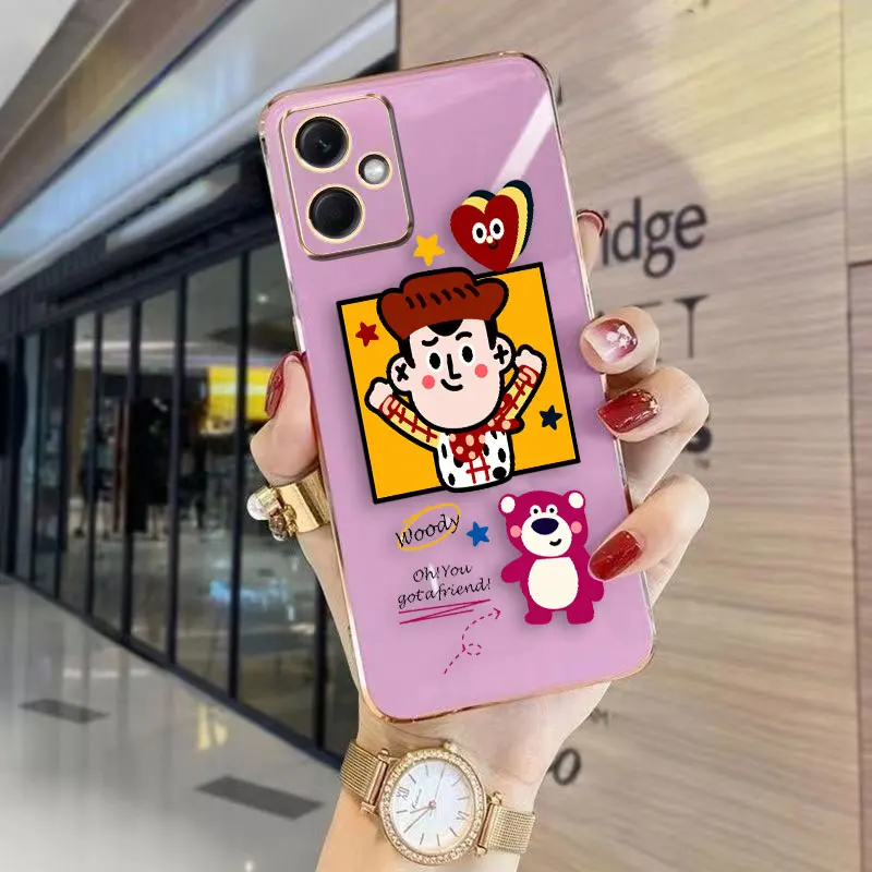 Cover Smooth E-TPU Phone Case For Redmi NOTE 7 8 9 9S 9T 10 11 11S 12 12S 11T 10T 10S PRO PLUS 4G 5G Case Funny Toy Story Couple