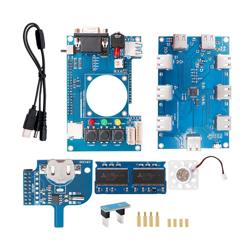 

For Mister FPGA 128MB Kit Motherboard+USB Hub V2.1 Accessories Kit For Terasic DE10-Nano Mister FPGA