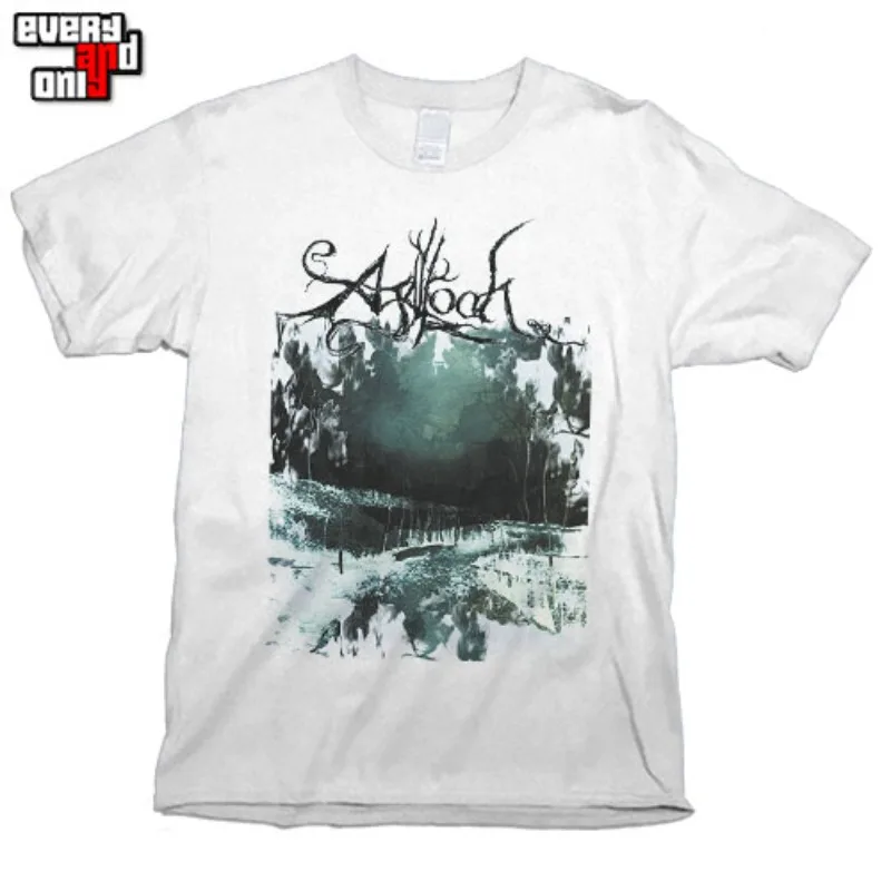Agalloch Metal Band تي شيرت رجالي صيفي موضة الشارع تريند كم قصير قطن مريح فضفاض ملابس للرجال والنساء #4