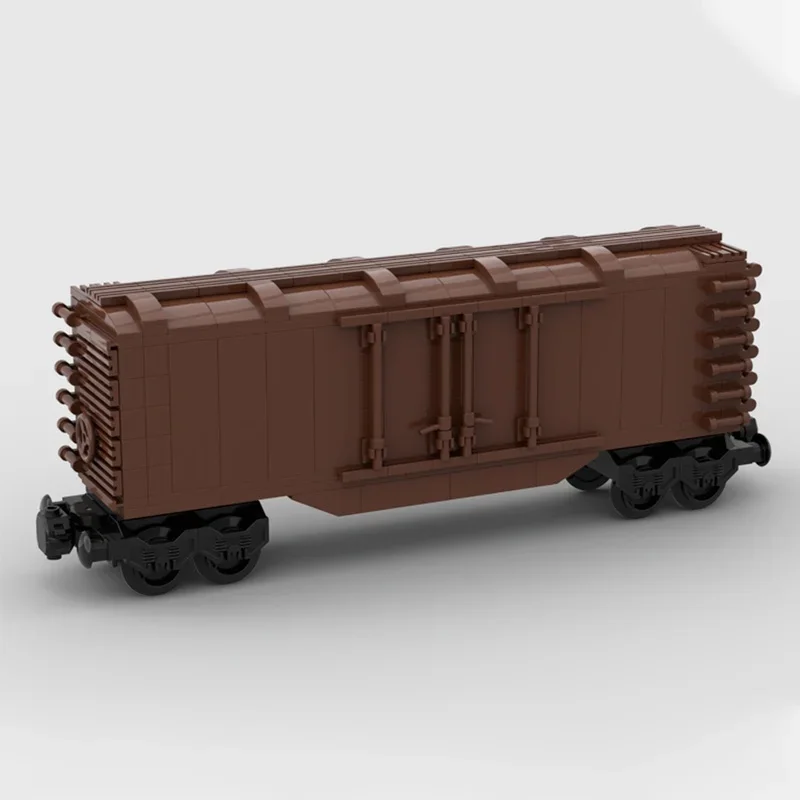 

388pcs MOC Train Box Car Trained Model Technical Building Blocks Assembly DIY Creative Idea Display Collectible Brick Gift Decor