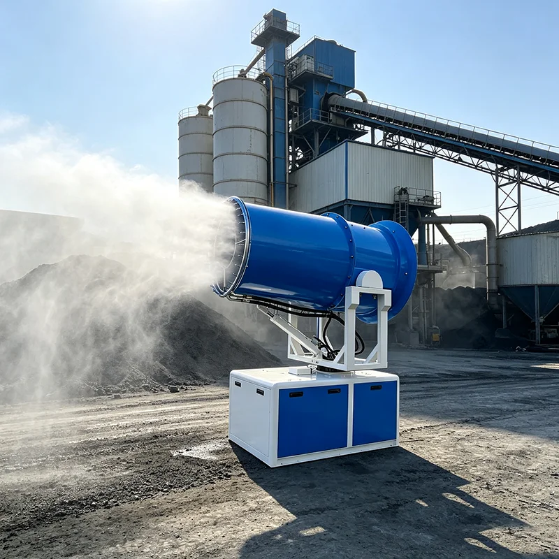 Industrial Dust Suppression Mist Cannon 30m Automatic Water Fog Sprayer for Quarry Site Dust Removal
