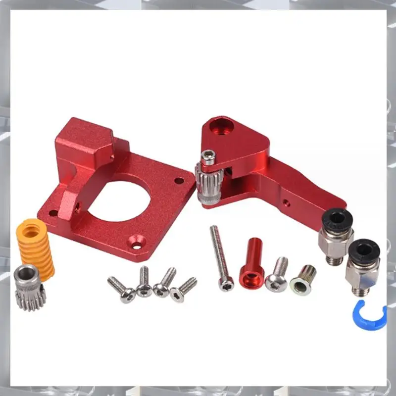 

Hot Selling-Dual Gear Extruder, Compatible With For Ender 3 CR10 CR-10 Pro CR-10S Tornado Aluminum Drive Feed, For 3D Printer,Du