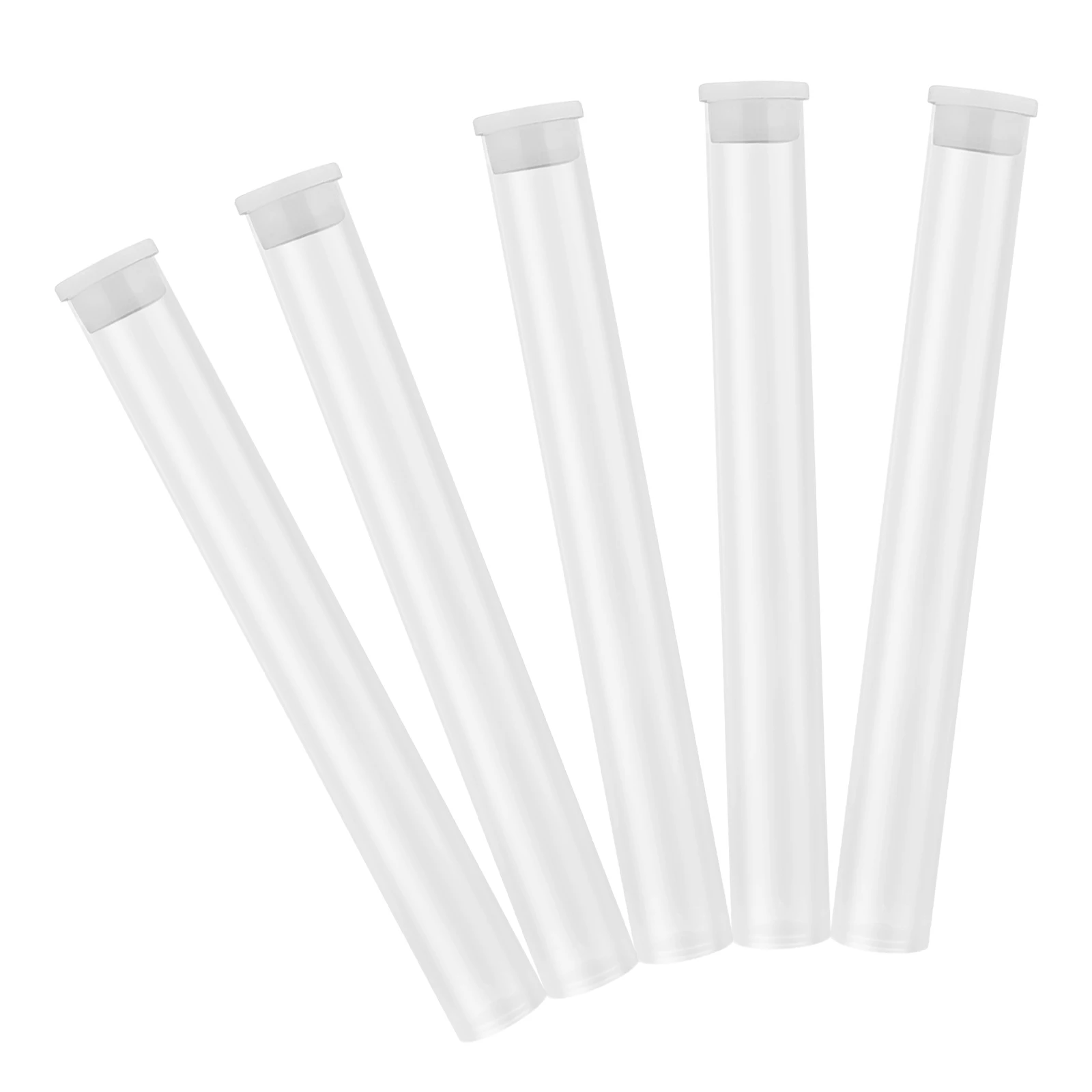 

6pcs Incense Stick Holder Transparent Acrylic Tube Storage Container 15g Package Fragrance Barrel Stick Tube Aroma Portable